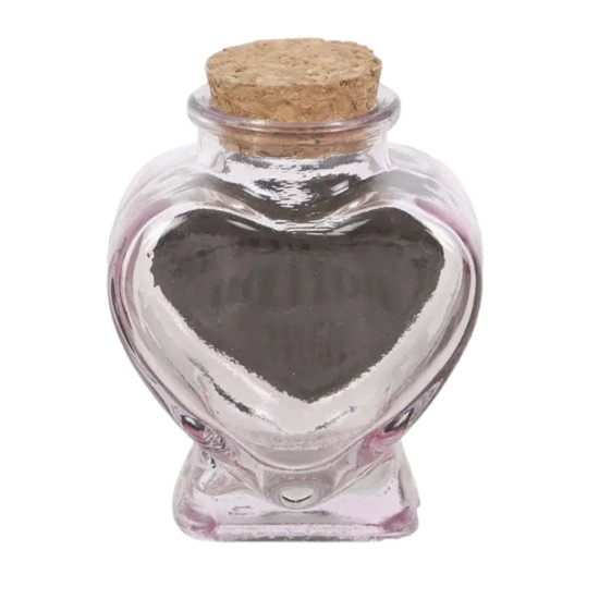 Bouteille décorative en verre en forme de cœur Love Potion de Herboristerie et Esotérisme à Libourne dans S162