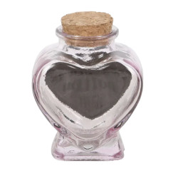 Bouteille décorative en verre en forme de cœur Love Potion de Herboristerie et Esotérisme à Libourne dans S162