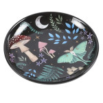 Petit plat rond décor forêt nocturne de Herboristerie et Esotérisme à Libourne dans S162
