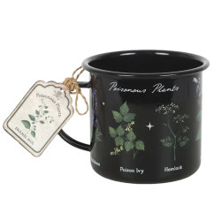 Tasse émaillée gothique avec plantes toxiques de Herboristerie et Esotérisme à Libourne dans S162