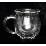 Tasse chaudron transparente à double paroi en verre de Herboristerie et Esotérisme à Libourne dans S162