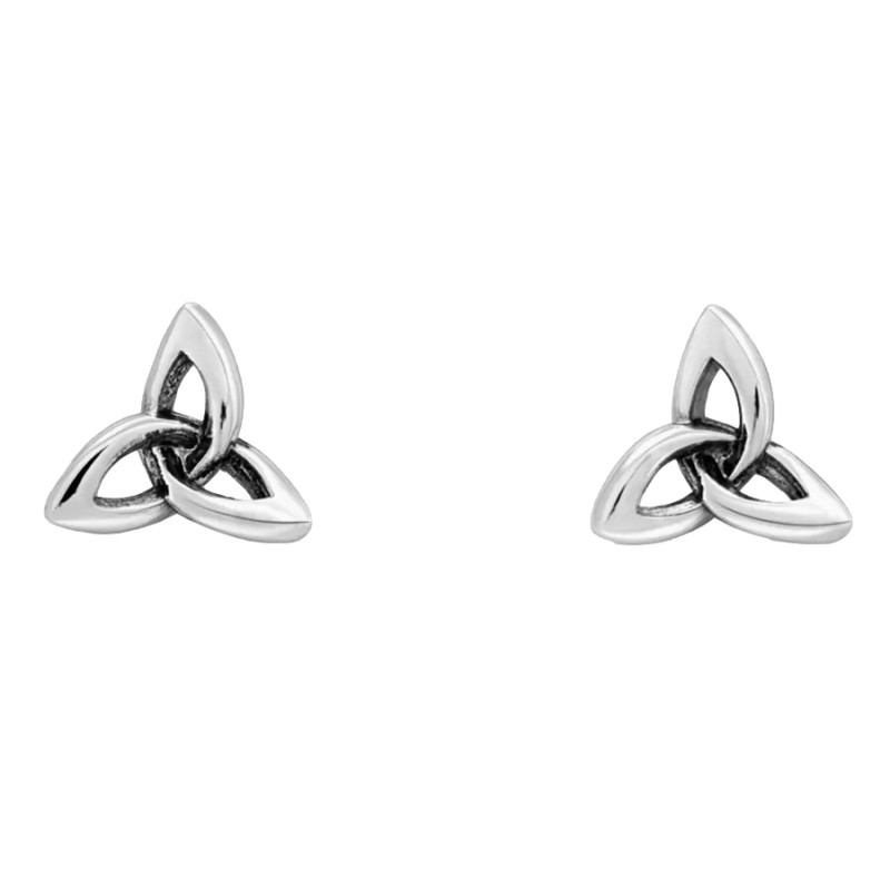 Boucles d'oreilles Puce Trikete Argent Rhodie 925 de Herboristerie et Esotérisme à Libourne dans T070