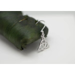 Boucles d'oreilles Crochet Noeud Celte Trikete Argent Rhodie 925 de Herboristerie et Esotérisme à Libourne dans T070