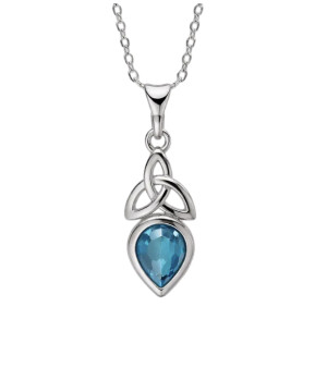 Trikete Celte Argent Rhodie Pendentif 925 et Oz Bleu de Herboristerie et Esotérisme à Libourne dans T070