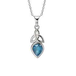 Trikete Celte Argent Rhodie Pendentif 925 et Oz Bleu de Herboristerie et Esotérisme à Libourne dans T070