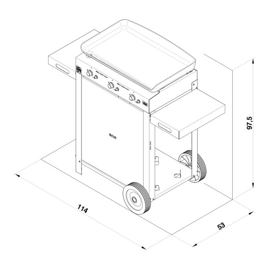 COMBO PLANCHA INITIAL 65 INOX