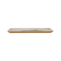 PLATEAU BANANIER VERT 15X25CM de Comptoir de Famille - Objet de décoration dans Y001