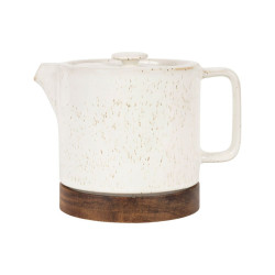 THEIERE+FILTRE NORDIKA BLANC MOUCHETE 70CL de Comptoir de Famille - Objet de décoration dans Y001
