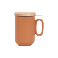TISANIERE+FILTRE MATE BALTIKA TERRACOTTA 45CL de Comptoir de Famille - Objet de décoration dans Y001