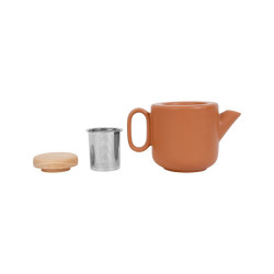 THEIERE+FILTRE MATE BALTIKA TERRACOTTA 90CL de Comptoir de Famille - Objet de décoration dans Y001