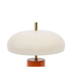 LAMPE ARTY ORANGE+ECRU FER D30 H40CM de Comptoir de Famille - Objet de décoration dans Y001