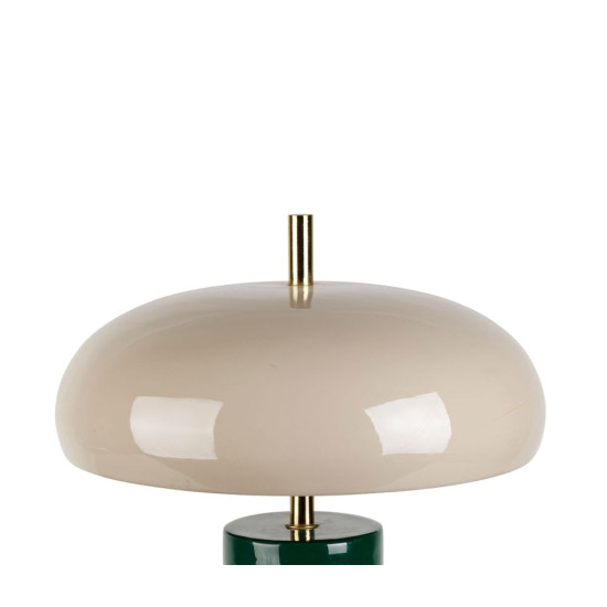 LAMPE ARTY EMERAUDE+ECRU FER D30 H40CM de Comptoir de Famille - Objet de décoration dans Y001