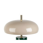 LAMPE ARTY EMERAUDE+ECRU FER D30 H40CM de Comptoir de Famille - Objet de décoration dans Y001