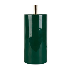 LAMPE ARTY EMERAUDE+ECRU FER D30 H40CM de Comptoir de Famille - Objet de décoration dans Y001