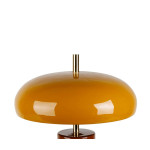 LAMPE ARTY BRUN+MOUTARDE D30 H40CM de Comptoir de Famille - Objet de décoration dans Y001