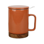 TISANIERE+FILTRE NORDIKA TERRACOTTA 35CL de Comptoir de Famille - Objet de décoration dans Y001