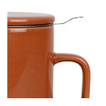 TISANIERE+FILTRE NORDIKA TERRACOTTA 35CL de Comptoir de Famille - Objet de décoration dans Y001