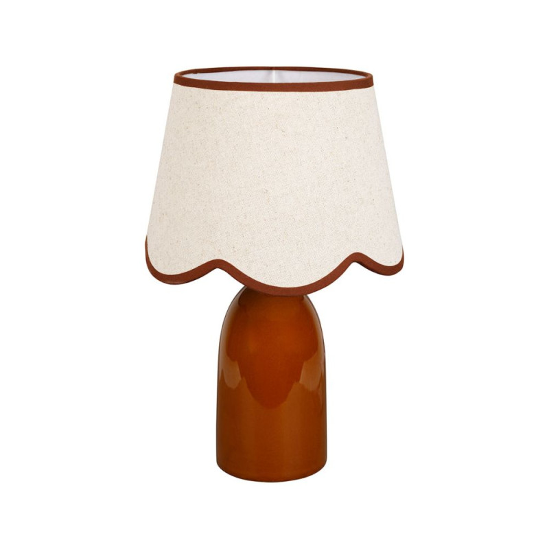LAMPE ROMANCERO MARRON D25 H38CM de Comptoir de Famille - Objet de décoration dans Y001