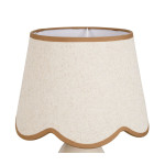 LAMPE ROMANCERO ECRU D25 H38CM de Comptoir de Famille - Objet de décoration dans Y001