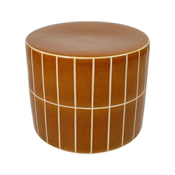 TABLE BASSE KAROZ MOUTARDE D42 H34CM de Comptoir de Famille - Objet de décoration dans Y001