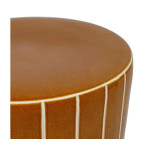 TABLE BASSE KAROZ MOUTARDE D42 H34CM de Comptoir de Famille - Objet de décoration dans Y001