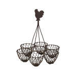 PORTE OEUFS CAMPAGNE FER D18 H20 de Comptoir de Famille - Objet de décoration dans Y001