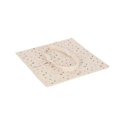 SAC TARTE PTITES FLEURS NATUREL 40X40CM de Comptoir de Famille - Objet de décoration dans Y001