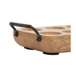 PORTE OEUFS CAMPAGNE NATUREL 19X11CM H5CM de Comptoir de Famille - Objet de décoration dans Y001