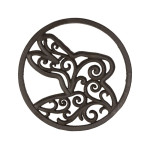 DESSOUS PLAT LAPIN BRUN D20.5CM de Comptoir de Famille - Objet de décoration dans Y001