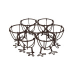 PORTE OEUFS BASSE COUR BRUN FER D17 H6 de Comptoir de Famille - Objet de décoration dans Y001