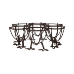 PORTE OEUFS BASSE COUR BRUN FER D17 H6 de Comptoir de Famille - Objet de décoration dans Y001