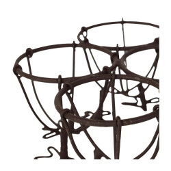 PORTE OEUFS BASSE COUR BRUN FER D17 H6 de Comptoir de Famille - Objet de décoration dans Y001