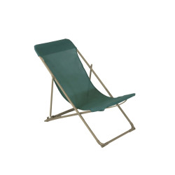 Chilienne alpha crème vert confortable pour détente de Proloisirs - Océo - table et fauteuil et mobilier de jardin dans Trans...