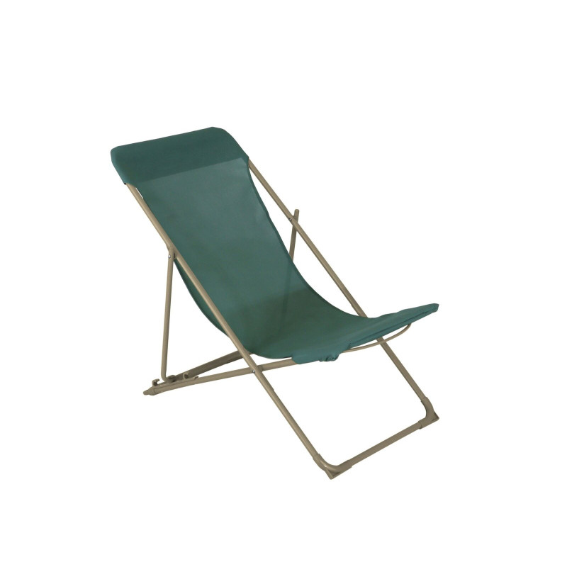 Chilienne alpha crème vert confortable pour détente de Proloisirs - Océo - table et fauteuil et mobilier de jardin dans Trans...