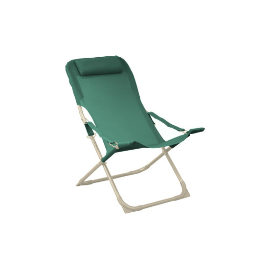 Relax easy creme vert - confortable et élégant pour détente de  dans Transat pour l'exterieur