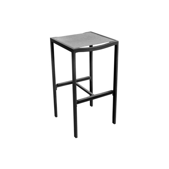 Tabouret florence graphite gris - mobilier de jardin élégant de  dans 💺 Fauteuil pour l'exterieur