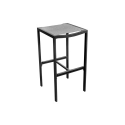 Tabouret florence graphite gris - mobilier de jardin élégant de  dans 💺 Fauteuil pour l'exterieur