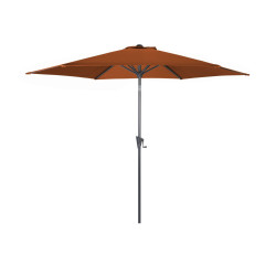 Parasol droit tilt ø300 sienne - meuble de jardin moderne de  dans 🏖️ Parasol pour l'exterieur