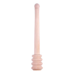 Pot à miel céramique + cuillère bois (L 10,9 x T 10,9 x H 12,6cm) de  dans E058