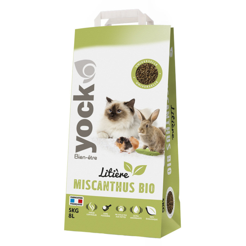 LITIÈRE MISCANTHUS BIO 5KG YOCK