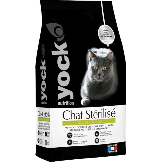 Croquette Yock Chat NUTRI Stérilisé 7kg