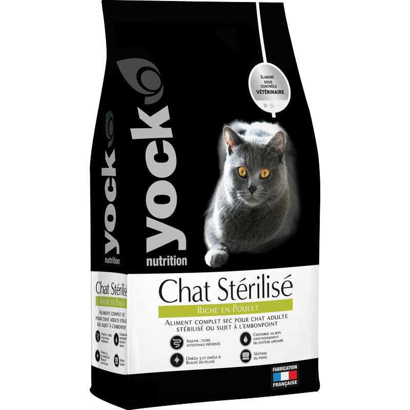 Croquette Yock Chat NUTRI Stérilisé 7kg