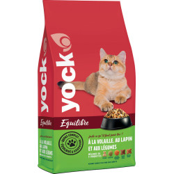 Croquette yock equi chat volaille/lapin 10kg