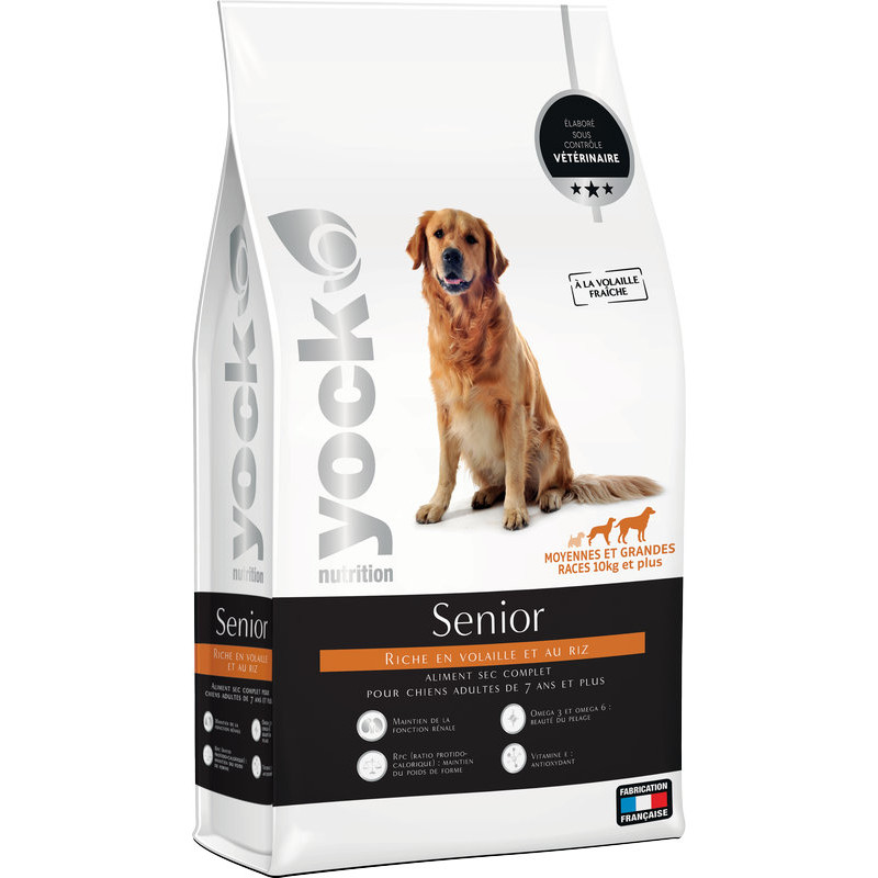 Croquette Yock NUTRI Chien Mature MG15kg