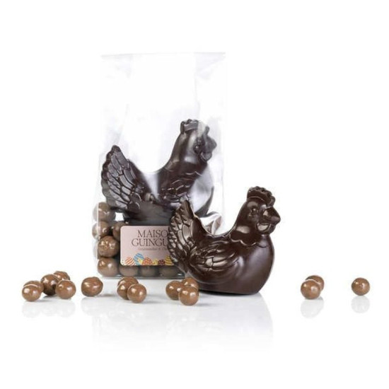 SACHET POULETTE NOIR 120G de 🍫 Maison Guinguet - le Chocolat dans 🍫 Chocolats
