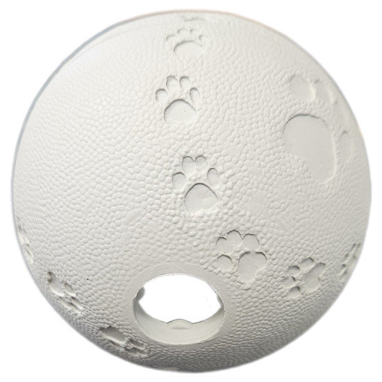 Balle friandises caoutchouc naturel ø 9cm lime