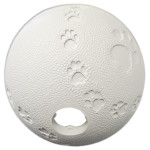 Balle friandises caoutchouc naturel ø 9cm lime