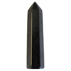 Pointe polie hexagonale hématite 3,5 cm pour lithothérapie et méditation de Herboristerie et Esotérisme à Libourne dans D040