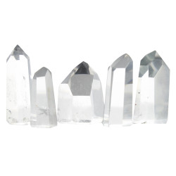 Pointes Polies Cristal de Roche pour Méditation et Énergie Spirituelle de Herboristerie et Esotérisme à Libourne dans D040