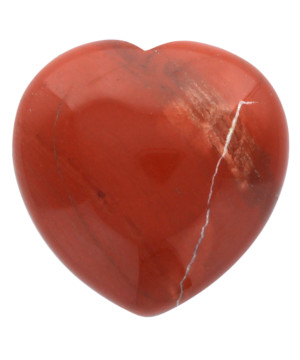 Cœur jaspe rouge 4,5 cm - pierre de protection et d'amour authentique de Herboristerie et Esotérisme à Libourne dans D040